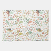 Shabby Birds & Branchen White Geschirrtuch (Horizontal)