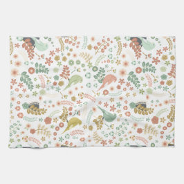 Shabby Birds & Branchen White Geschirrtuch