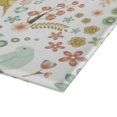 Shabby Birds & Branchen White Schneidebrett (Ecke)
