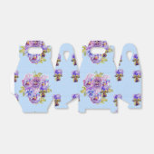 Shabby Blue Pansy Floral Dot Party Cake Fevor Box Geschenkschachtel (Ungefaltet)
