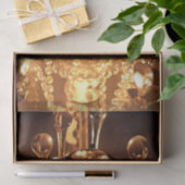 Shabby Chandelier Bling 1-Gold Seidenpapier (Geschenk)