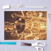 Shabby Chandelier Bling 1-Gold Seidenpapier (Handwerk)