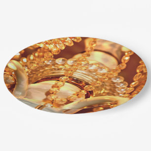 Shabby Chandelier Bling 4-Gold PAPER TELLER