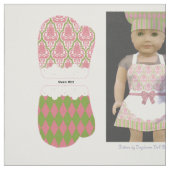 Shabby Chic 18" Puppe schnitt u. näht Stoff (Muster)