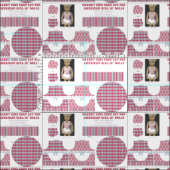 Shabby Chic 18" Puppenschnitt & Koch Set Rose Blau Stoff (Kachel)