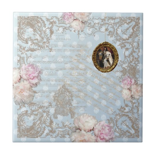 SHABBY CHIC 2 FLIESE (Vorderseite)