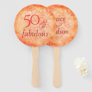 Shabby Chic 50 und fabelhafte Rose Blumen Fächer