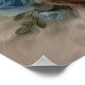 Shabby Chic Antique Teddy Boy Poster (Ecke)