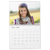 Shabby Chic aus blau-rosa Holz Foto Kalender (Mär 2026)