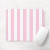 Shabby Chic aus rosa und weißem Streifen Mousepad (Mit Mouse)