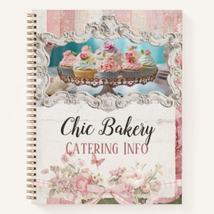 Shabby Chic Bäckerei Hütte Vintag Notizblock