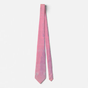 Shabby Chic bedrückt rosa gefärbt Krawatte