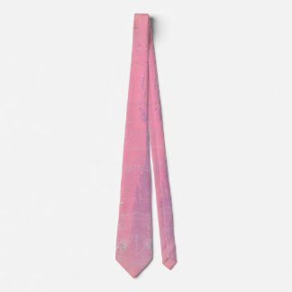 Shabby Chic bedrückt rosa gefärbt Krawatte