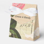 Shabby Chic Bevorzugung Box Geschenkschachtel (Vorderseite)