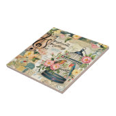 Shabby Chic Birdcage Keramik Tile Fliese (Seite)