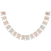 Shabby Chic Birthday Banner Teddy Bear Picnic (Alle)