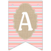 Shabby Chic Birthday Banner Teddy Bear Picnic (Dritte Fahne)