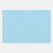 Shabby Chic Blau rosa, grüne Streifen Muster Geschenkpapier Set (Vorderseite 3)