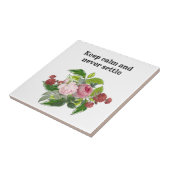 Shabby chic blooming flowers fliese (Seite)