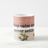 Shabby chic blooming flowers kaffeetasse (Mittel)