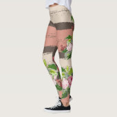 Shabby chic blooming flowers leggings (Links)