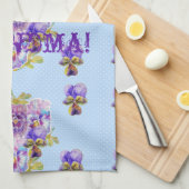 Shabby Chic Blue Liebe You Oma Teetuch Geschirrtuch (Viertel Falte)