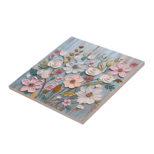Shabby Chic-Blume Fliese (Seite)