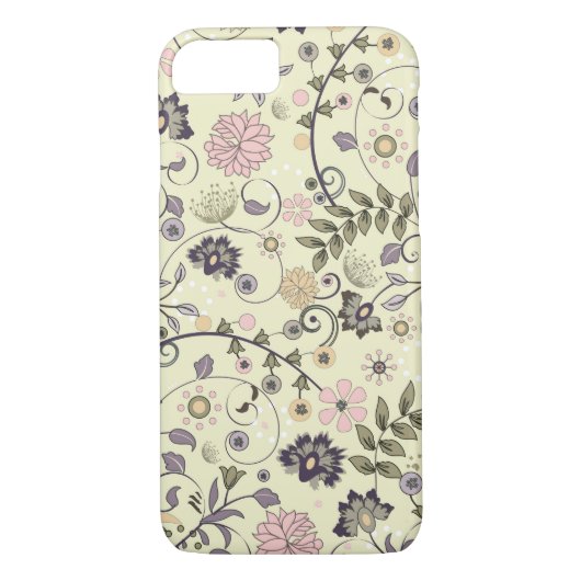 Shabby Chic-Blume Vintag Case-Mate iPhone Hülle (Rückseite)