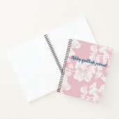 Shabby Chic Blumen benutzerdefinierter Name Notizblock (Innenseite)