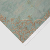 Shabby Chic Blumendemask Gemusterter Hintergrund Seidenpapier (Ausschnitt)