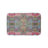 Shabby Chic Blumengarten Aquarellbilder Badematte (Vorderseite)