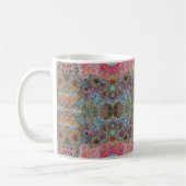 Shabby Chic Blumengarten Aquarellbilder Kaffeetasse (Links)