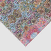 Shabby Chic Blumengarten Aquarellbilder Seidenpapier (Ausschnitt)