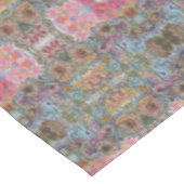 Shabby Chic Blumengarten Aquarellbilder Tischdecke (Schrägansicht)