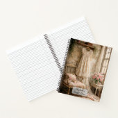 Shabby-Chic-Blumenkleid Notizblock (Innenseite)