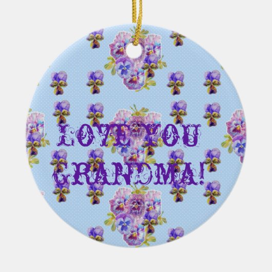 Shabby Chic Blumenkohle Liebe Ihr Oma Dekoration (Vorne)