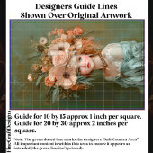 Shabby Chic Blumenportrait, Peach CN1 Decoupage Seidenpapier