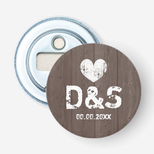 Shabby-Chic-Braun-Holzkorn-Flaschenöffner-Magnet Flaschenöffner