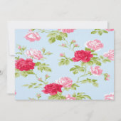 Shabby Chic-Brautparty Einladung (Rückseite)