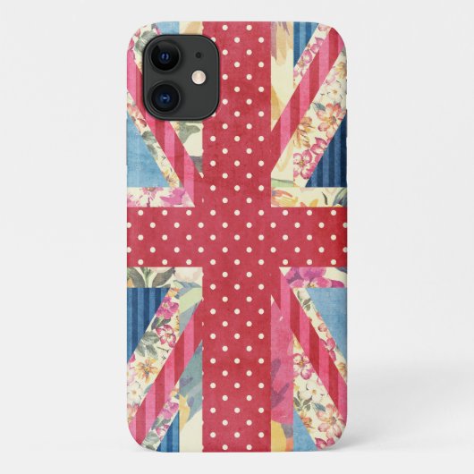 Shabby Chic| Britische Flagge Case-Mate iPhone Hülle (Rückseite)