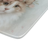 Shabby Chic Cat Cutting Board Schneidebrett (Ecke)