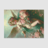 Shabby Chic Cherub Seidenpapier (Vorderseite)