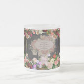 Shabby chic collage, French chic,country rustic,fl Mattglastasse (Mittel)