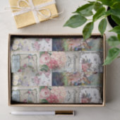 Shabby Chic-Collage, Land viktorianisch, Decopage, Seidenpapier (Geschenk)