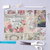 Shabby Chic-Collage, Land viktorianisch, Decopage, Seidenpapier (Handwerk)