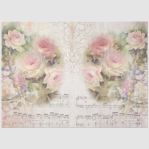 Shabby Chic Collage Series Design 4 Seidenpapier