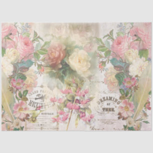 Shabby Chic Collage Series Design 5 Seidenpapier