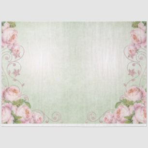 Shabby Chic Collage Series Design 6 Seidenpapier