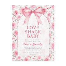 Shabby Chic Coquette Pink Liebe Shack Babydusche