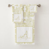 Shabby Chic-Creme Badhandtuch Set (Insitu)